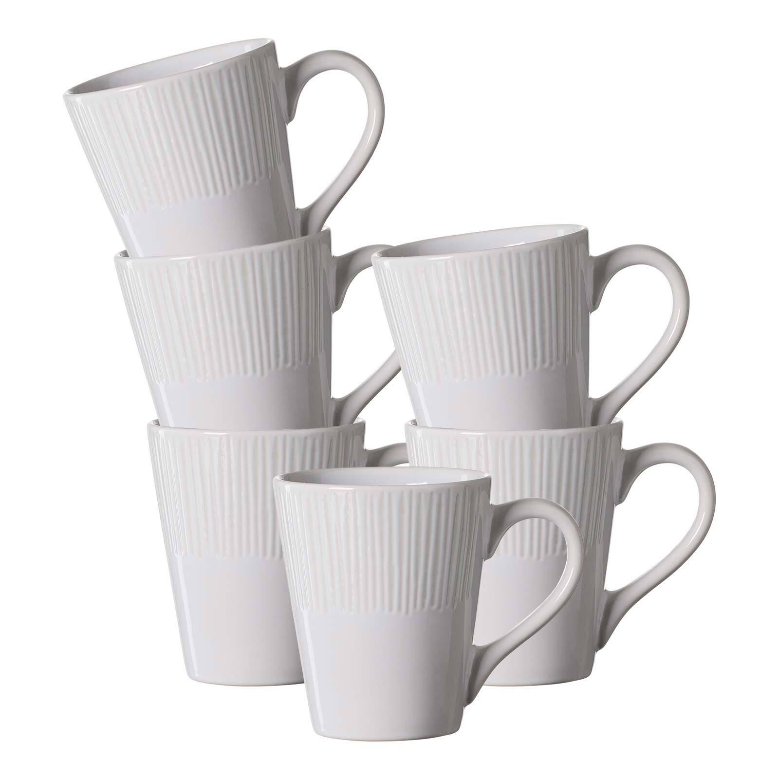 HENKELBECHER Banda Weiß 315 ml 6er Set - Weiß, Keramik (0.32L) - Ritzenhoff Breker
