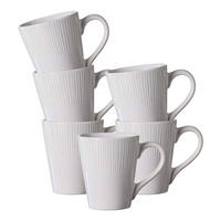 HENKELBECHER Banda Weiß 315 ml 6er Set - Weiß, Keramik (0.32L) - Ritzenhoff Breker