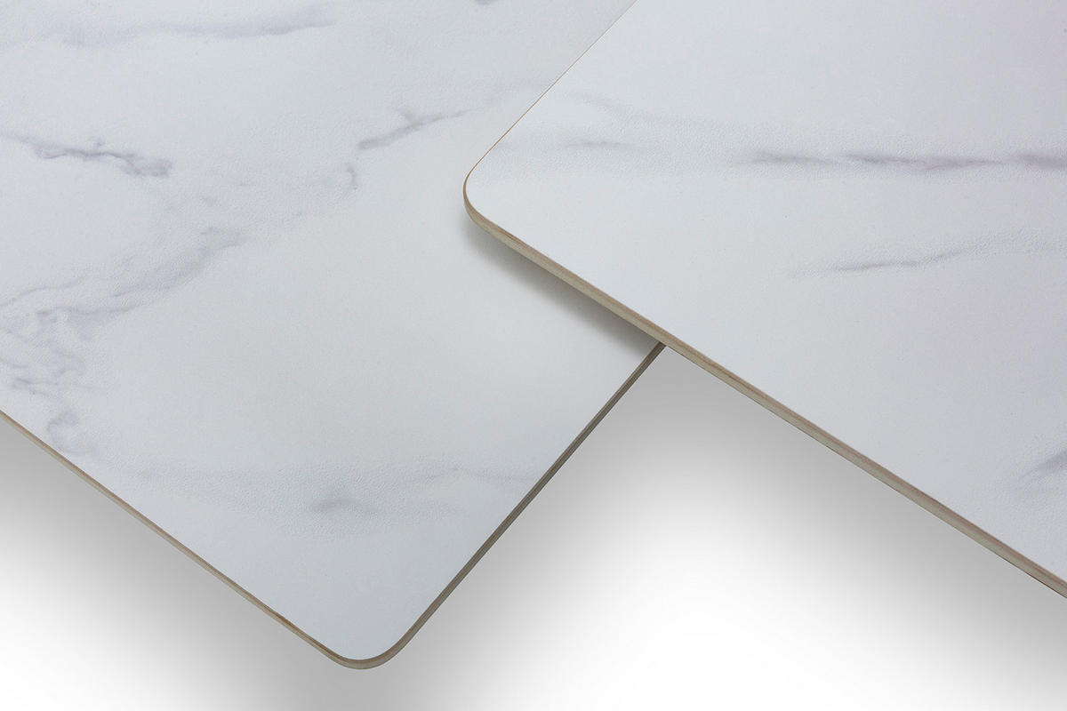 COUCHTISCH Merve Schwarz 80/80/43 cm - Schwarz, Stein (80/80/43cm) - Drawer