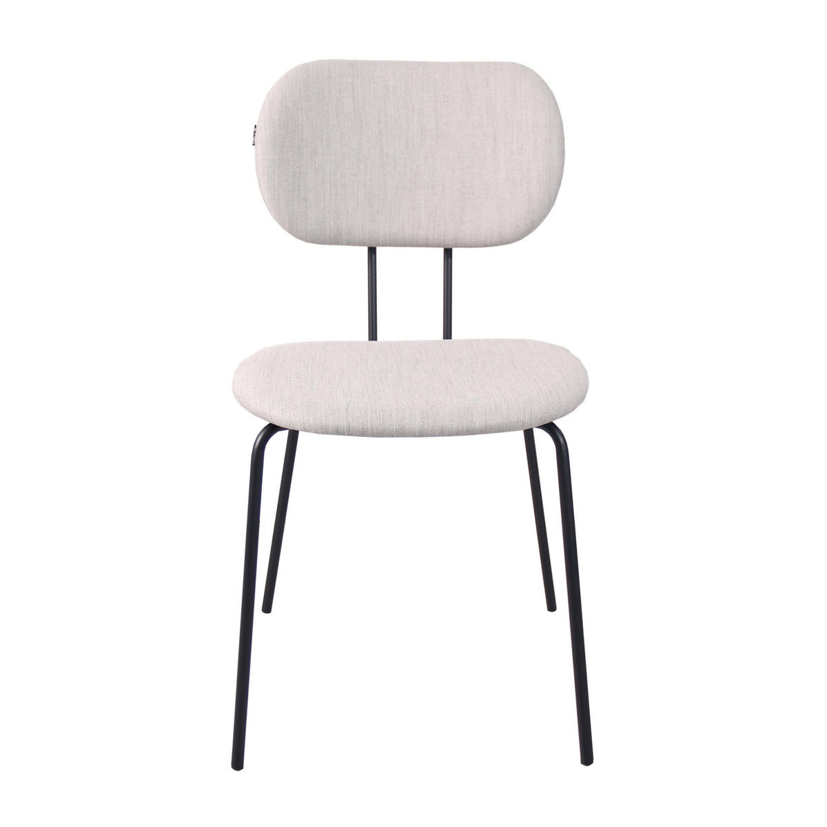 STÜHLE 2-tlg., Grau - Grau, Holz (47/83/50cm) - Oviala