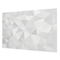 FOTOTAPETE 152x104 cm - Dreieckiges Mosaik - Weiß, Textil (152/104cm) - Wallfluent