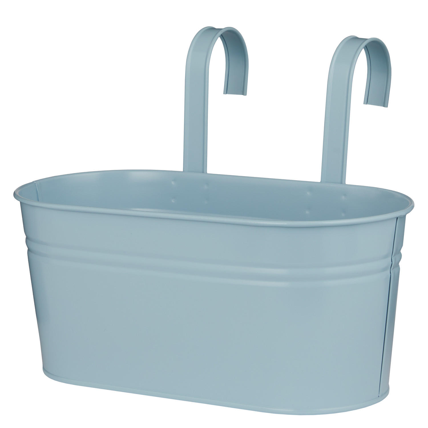 HÄNGETOPF Zinc - Hellblau, Metall (14cm) - Butlers