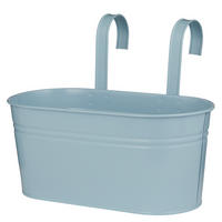 HÄNGETOPF Zinc - Hellblau, Metall (14cm) - Butlers