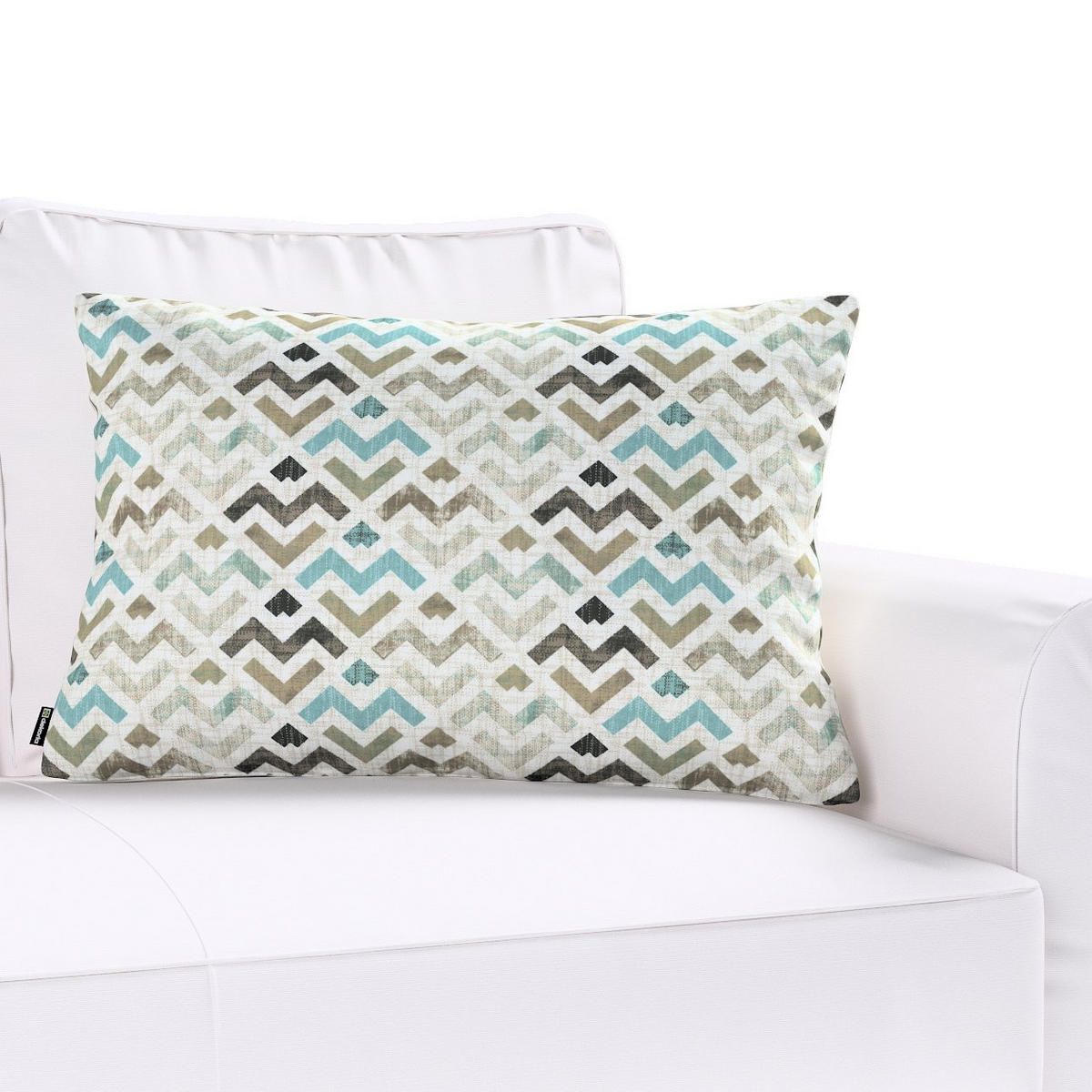 KISSENHÜLLE Modern blau, 60x40cm - Blau, Textil (60/40cm) - Dekoria