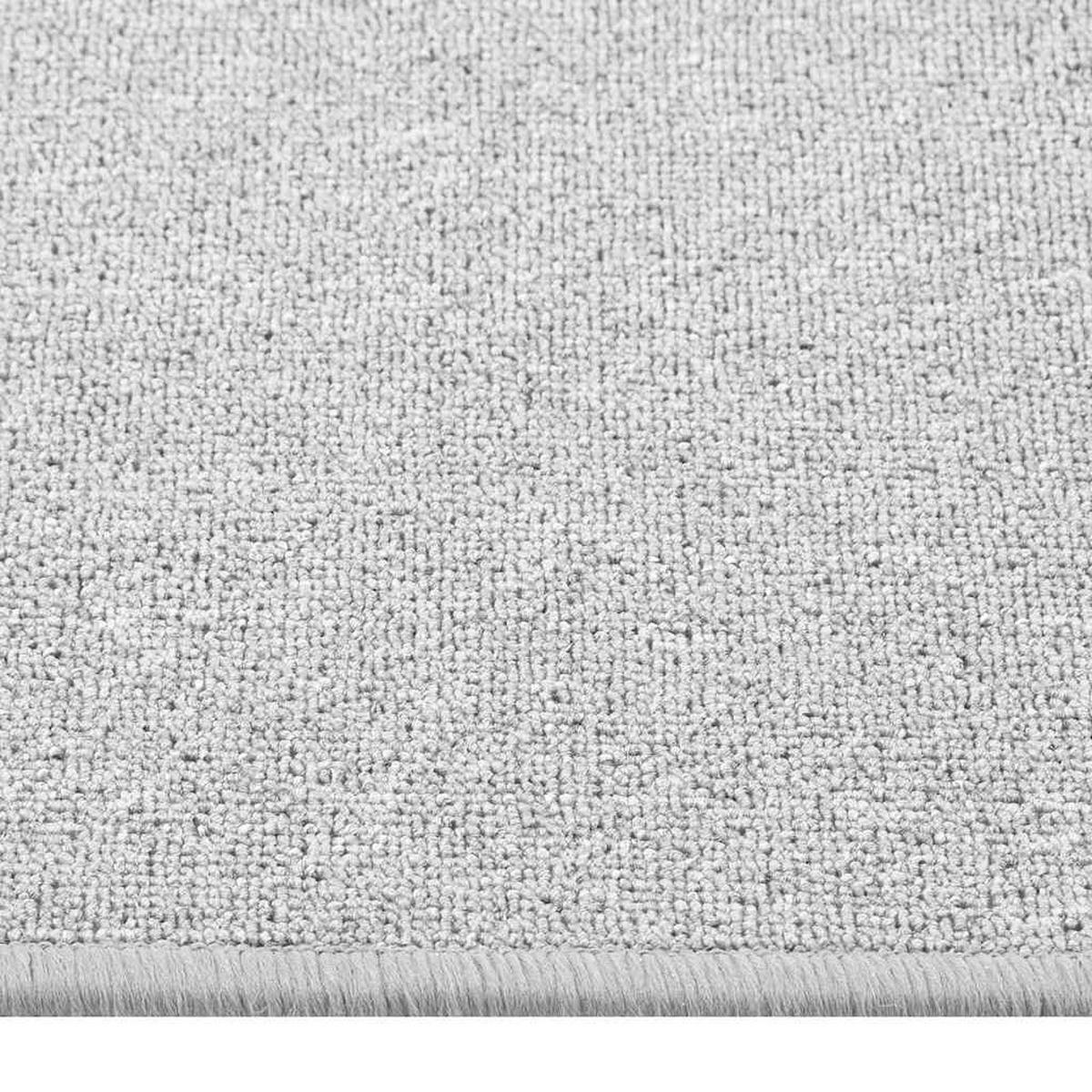 TEPPICHLÄUFER Hellgrau 50/200 Cm - Hellgrau, Kunststoff (200/50cm) - vidaXL