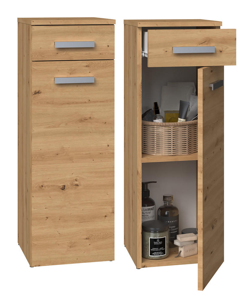 DULAP DE BAIE Artisan 30/85/30 - stejar Artisan, compozit lemnos (30/85/30cm) - RAUMHIRSCH FURNITURE