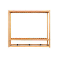 WANDGARDEROBE Sheer Braun 60.2/20/54 cm - Naturfarben, Holz (20/54/60cm) - Leitmotiv