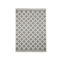 IN- UND OUTDOOR TEPPICH NEWPORT MODERN KARO - Silberfarben, Textil (80/160cm) - Pergamon