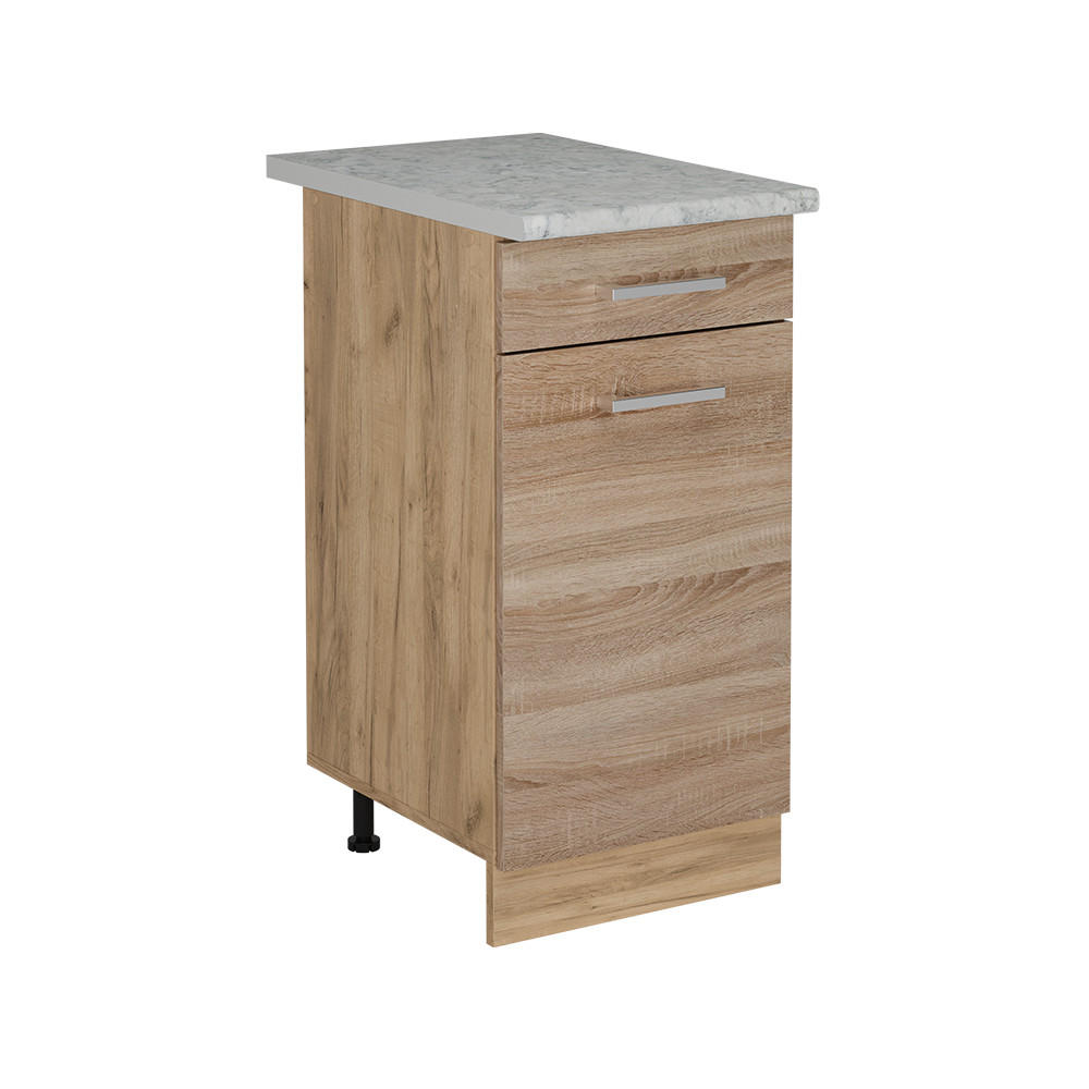 K&Ouml;KSUNDERSK&Aring;P R-Line Sonoma 40 cm AP marmor Sonoma ek, Ekf&auml;rgad 81.6/40/60 cm