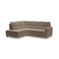 ECKSOFA Marno - Taupe, Holzwerkstoff/Textil (260/200cm) - Fun Möbel