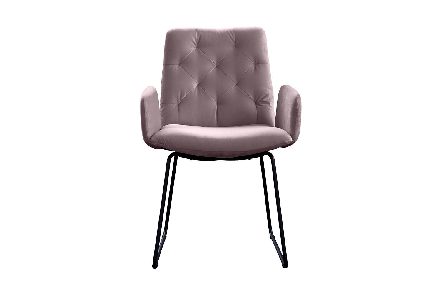 ESSZIMMERSTUHL NEW CHARME Grau Velvet (1er-Set) - Grau, Textil (59/87/66cm) - KAWOLA
