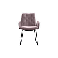 ESSZIMMERSTUHL NEW CHARME Grau Velvet (1er-Set) - Grau, Textil (59/87/66cm) - KAWOLA