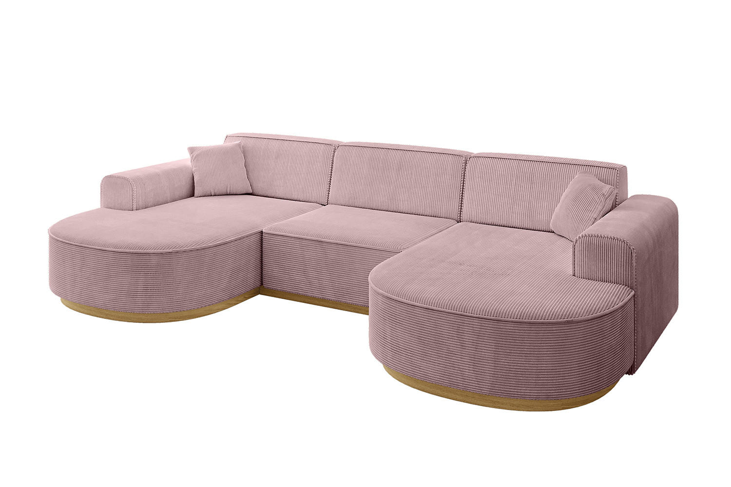 Altdecor Wohnlandschaft Rosa 303x83x171 cm
