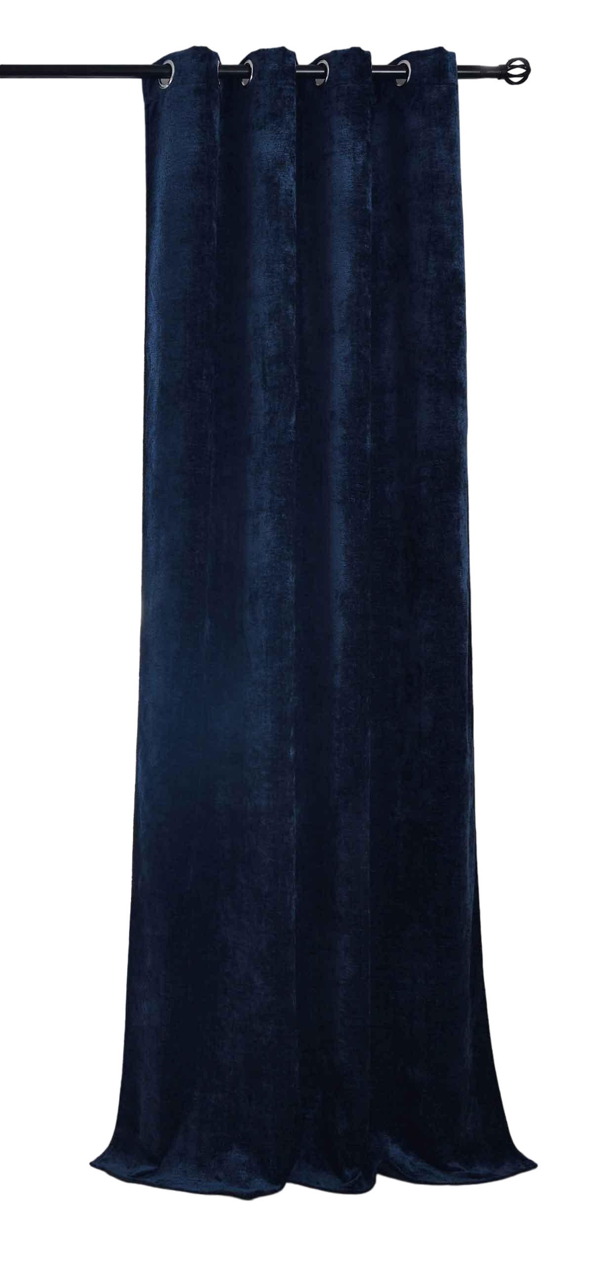 VORHANG NÜRNBERG HxB 245x135 cm Blau - Blau, Textil (135/245/245cm) - Gardinenbox