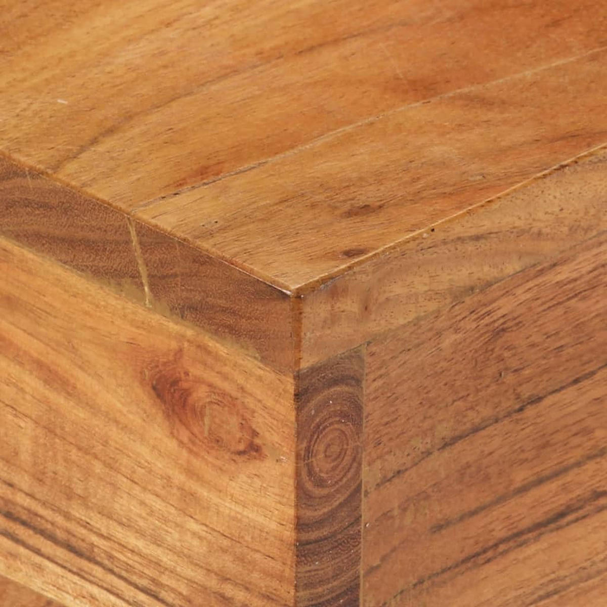 COUCHTISCH 68x68x41 cm Massivholz Akazie - Braun, Holzwerkstoff (68/68/41cm) - furnicato