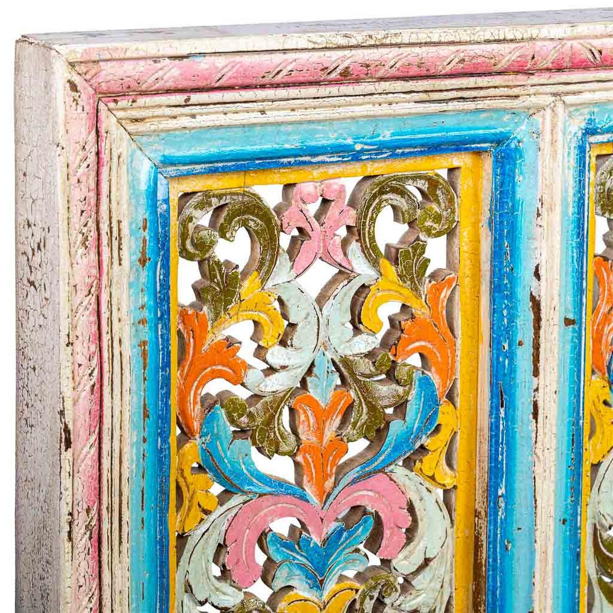 WANDPANEEL aus Holz 74x5x103 cm - Multicolor, Holz (74/103/5cm) - Wanderlust