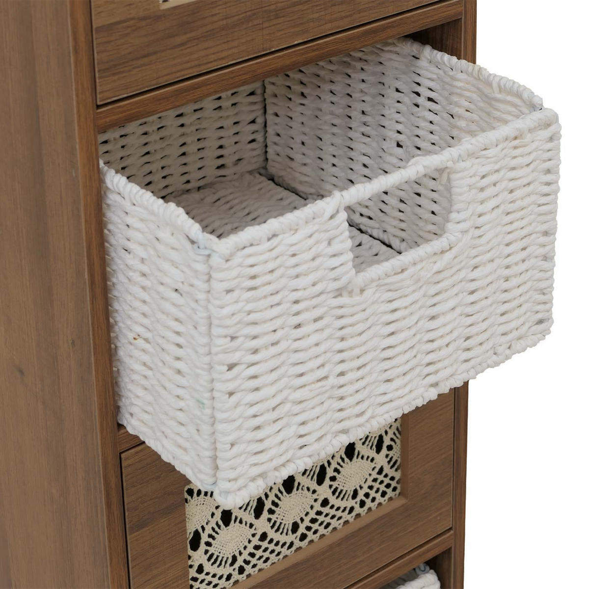 KOMODA Hnědá - hnědá, dřevo (30/82/30cm) - MCW