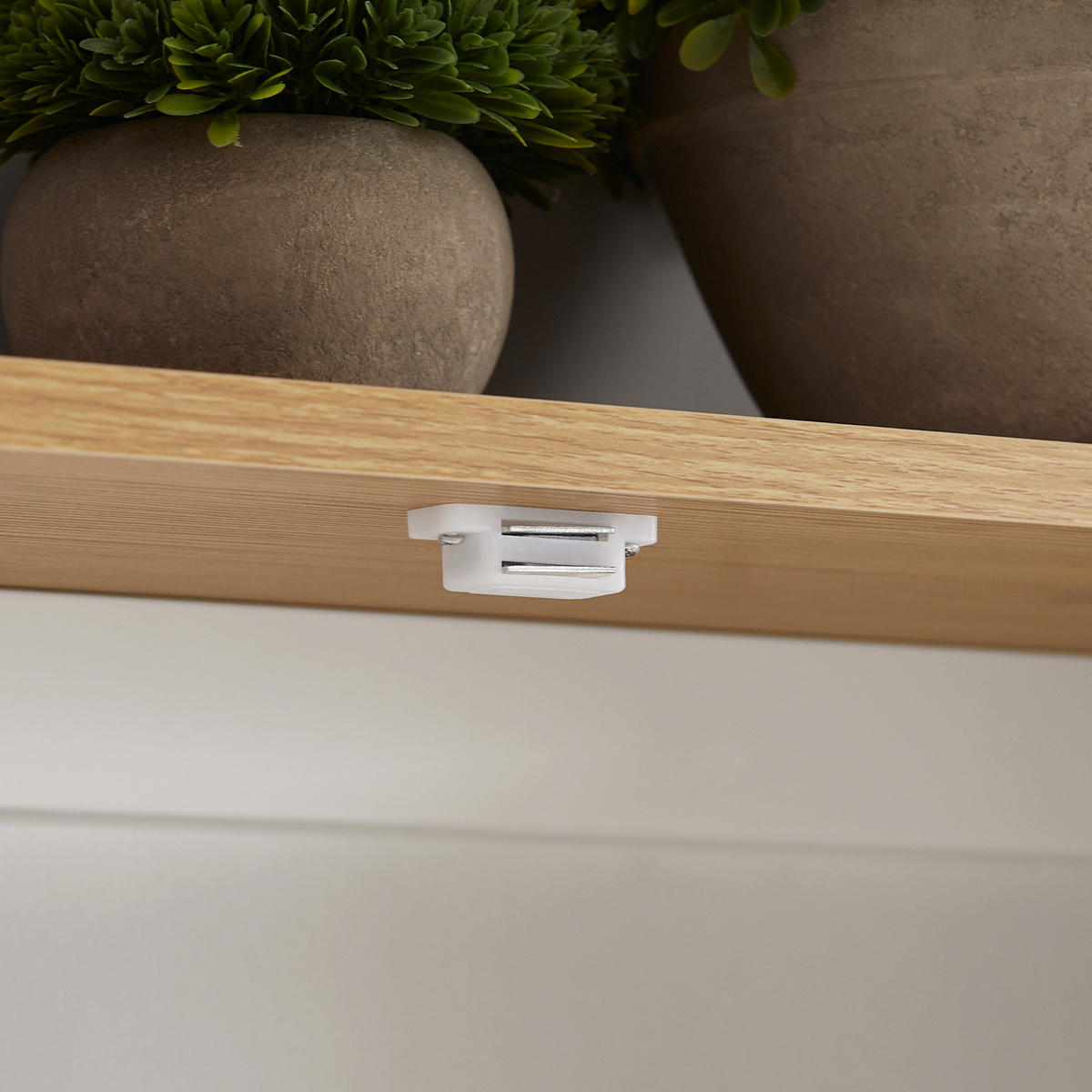 HÄNGESCHRANK Weiß - Weiß, Holzwerkstoff (60/56/19cm) - SoBuy