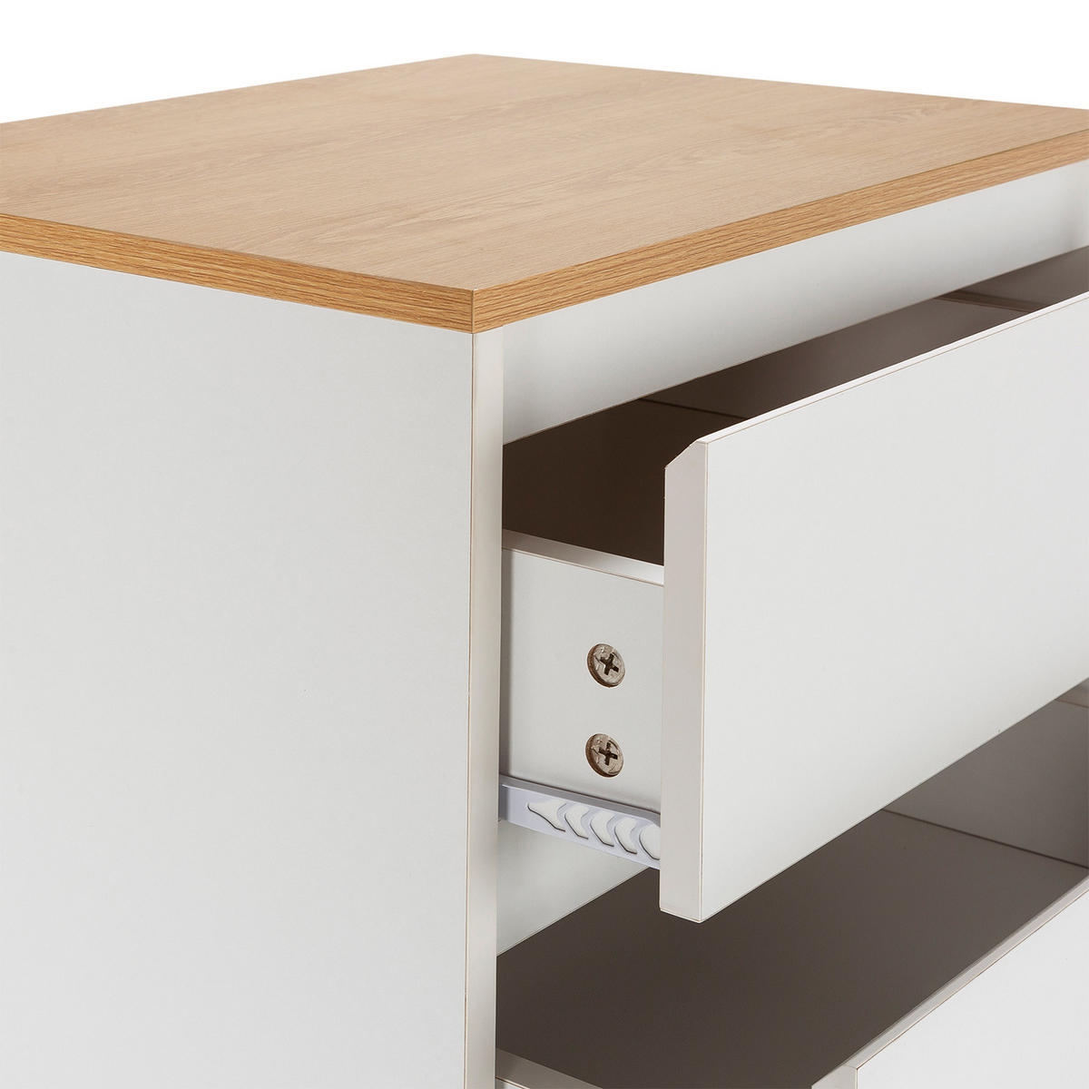 KOMMODE 50/115/40 Desi Weiß - Weiß, Holzwerkstoff (50/115/40cm) - VS Venta-stock