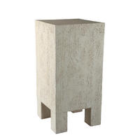 BEISTELLTISCH Chandar Beige 38/38/77cm - Beige, Kunststoff (38/38/77cm) - PTMD Collection