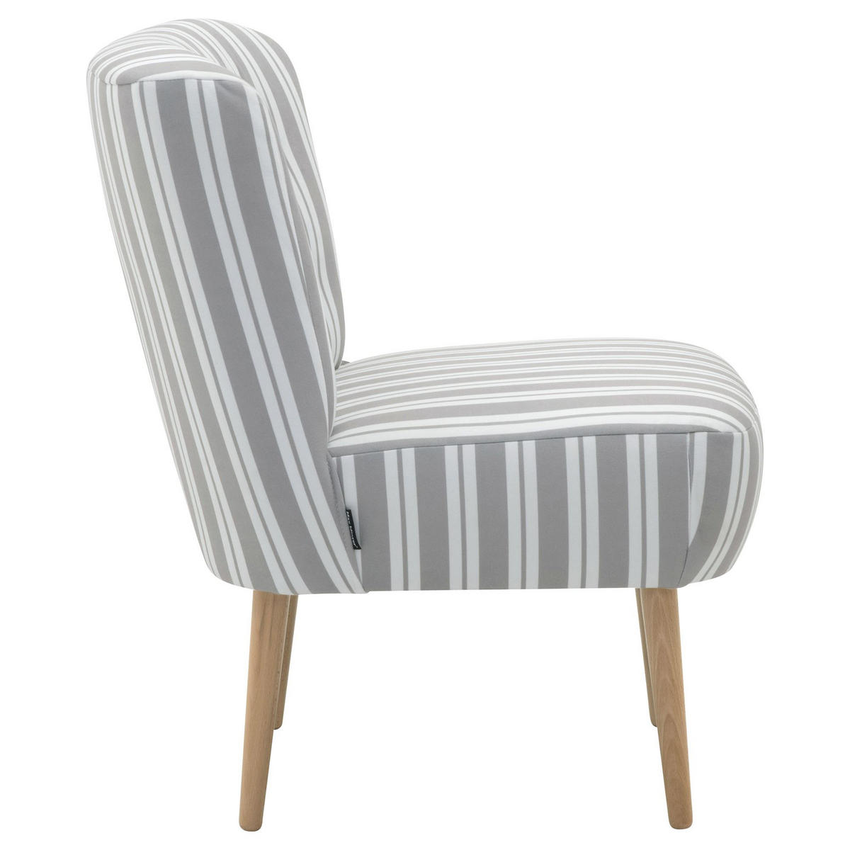 POLSTERSESSEL Kamle Flachgewebe hellgrau - Hellgrau, Kunststoff (58/78/68cm) - 58aufmkessel