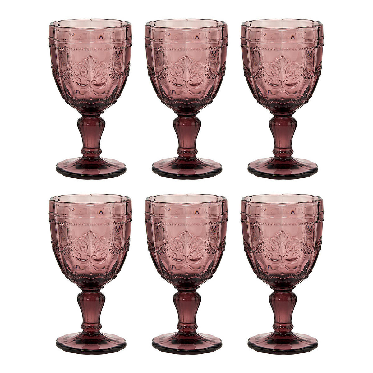 WEINGLAS (6er Set) Victorian - Weinrot, Glas (0.23L) - BUTLERS