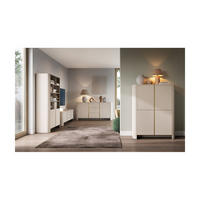 WOHNZIMMER Set 4-tlg. – BARI – Kaschmir - Kaschmir, Holzwerkstoff (103/160/39cm) - hi-markt