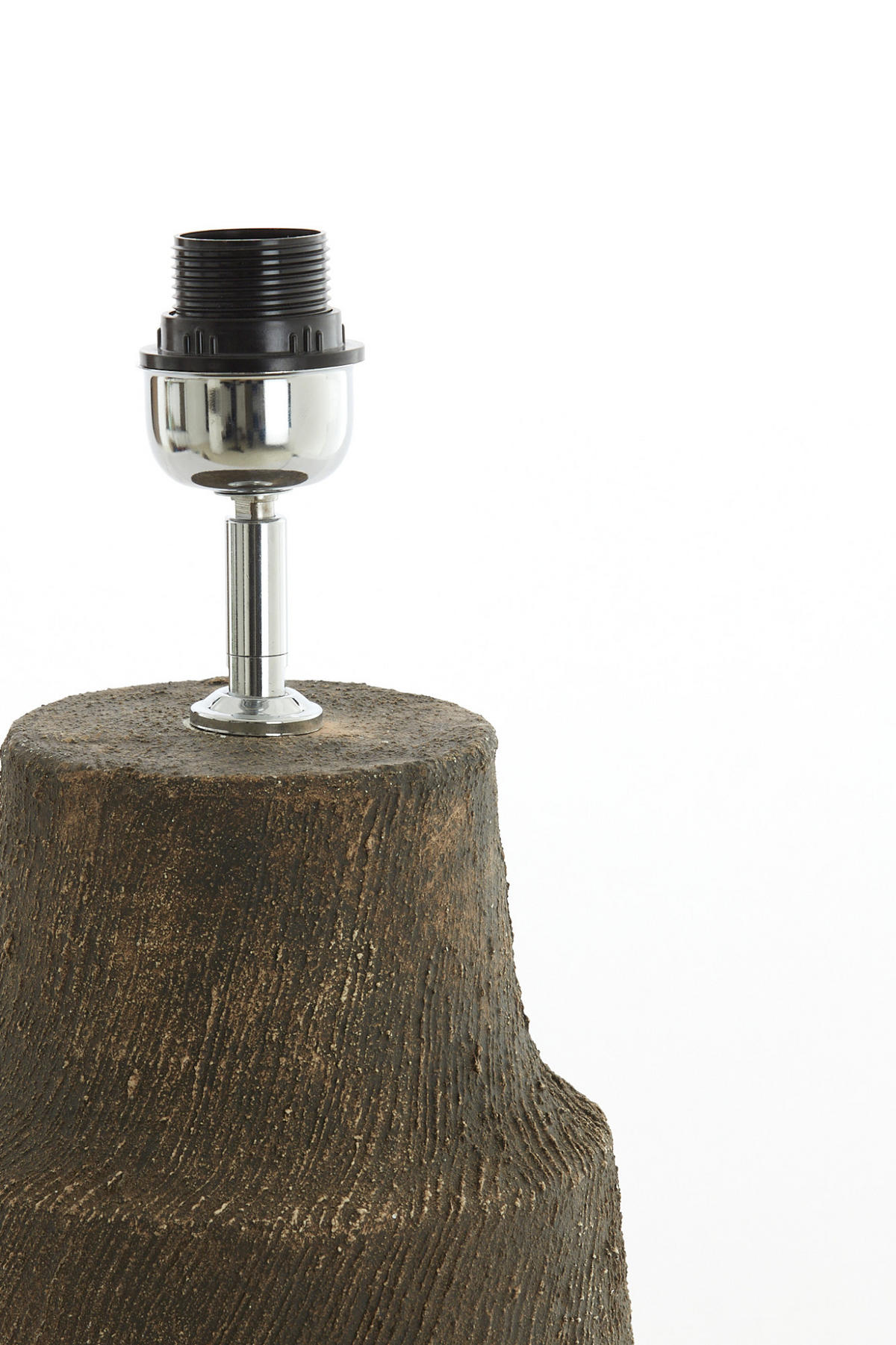 LAMPENFUSS Kidira Braun Ø22,5/57 cm - Braun, Keramik (22.5/22.5/57cm) - Light & Living