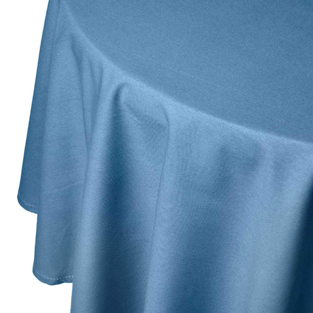 TISCHDECKE blau rund 178 cm, 100% Baumwolle - Blau, Textil (178/178cm) - Homescapes