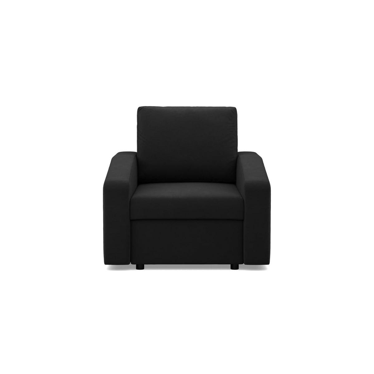 LOUNGESESSEL NEO, Schwarz - Schwarz, Textil (83/85/92cm) - Mebligo