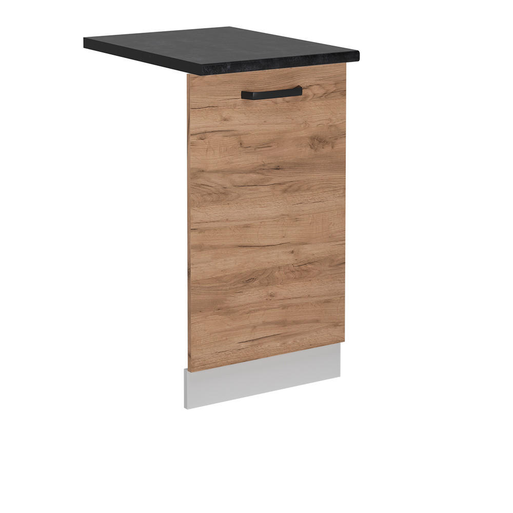 KRYT MYČKY NÁDOBÍ R-Line Zlatý mocný dub - bílá/medově dubová, kompozitní dřevo (45/81.8/1.6cm) - Vicco