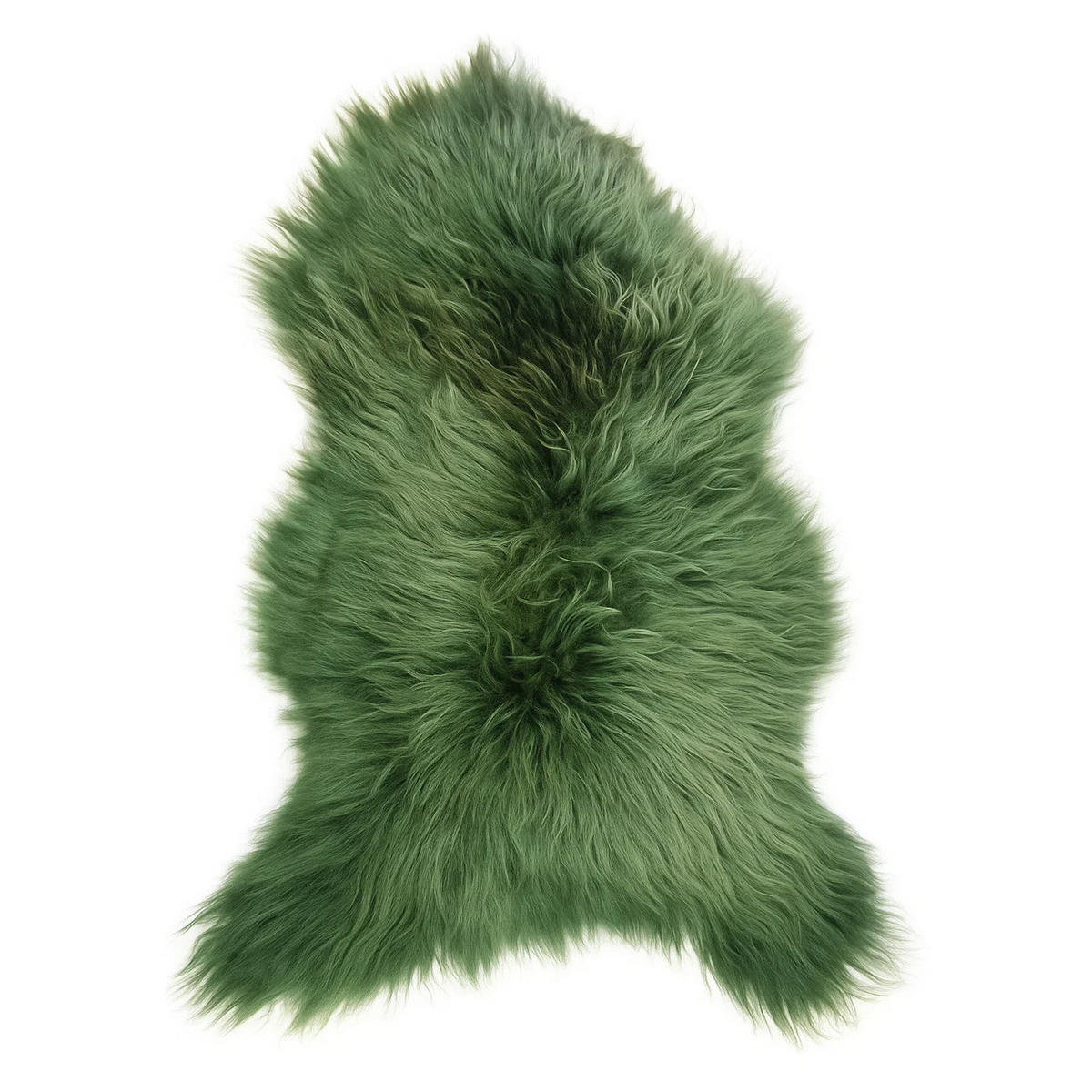 FELL Islandschaftfell patina-grün ca. 100 cm - Grün, Fell (60/100cm) - Provellus