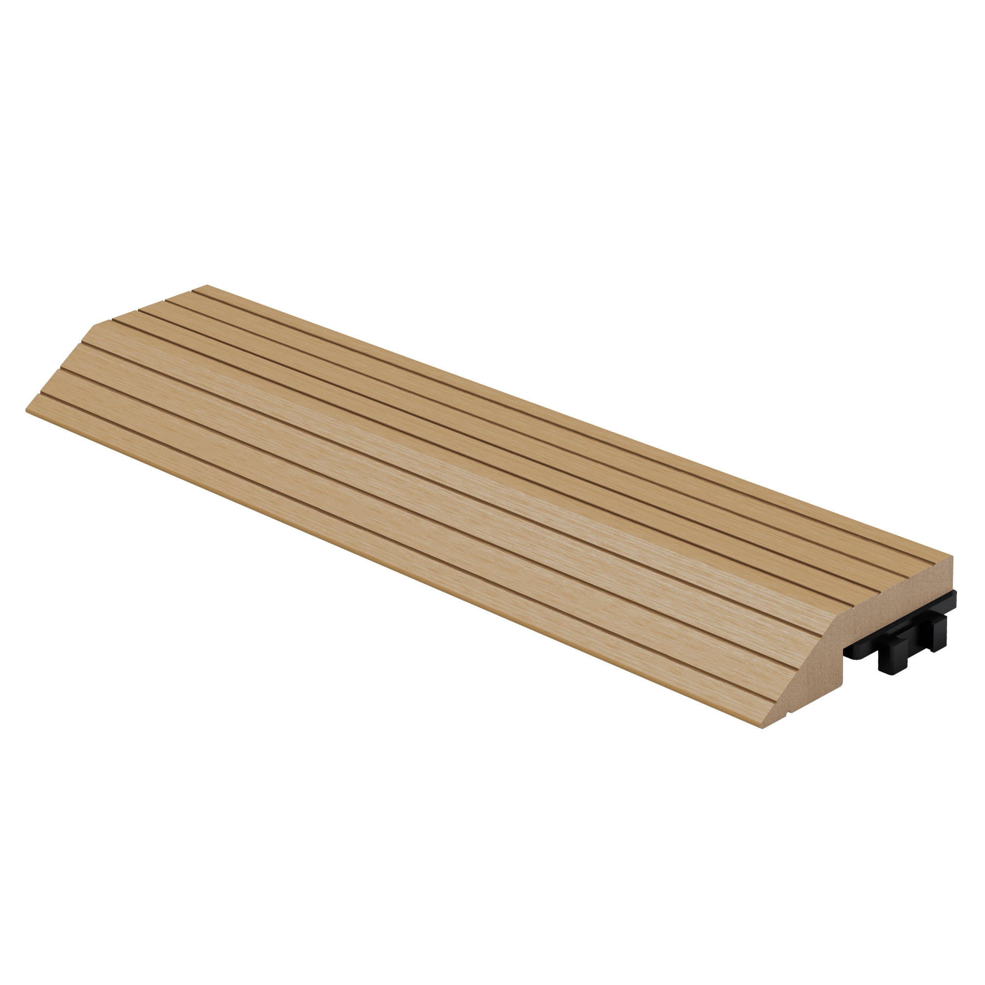 ABSCHLUSSLEISTE WPC gerade Teak - Alteiche, Holzwerkstoff (30/2/7.5cm) - ML-DESIGN