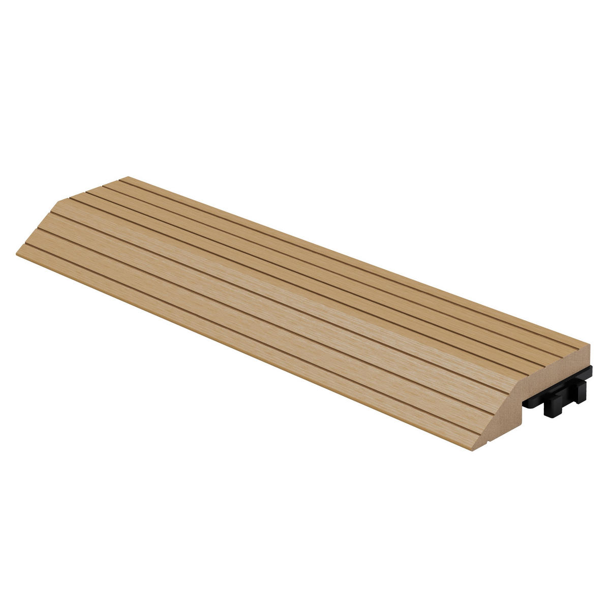 ABSCHLUSSLEISTE WPC gerade Teak - Alteiche, Holzwerkstoff (30/2/7.5cm) - ML-DESIGN