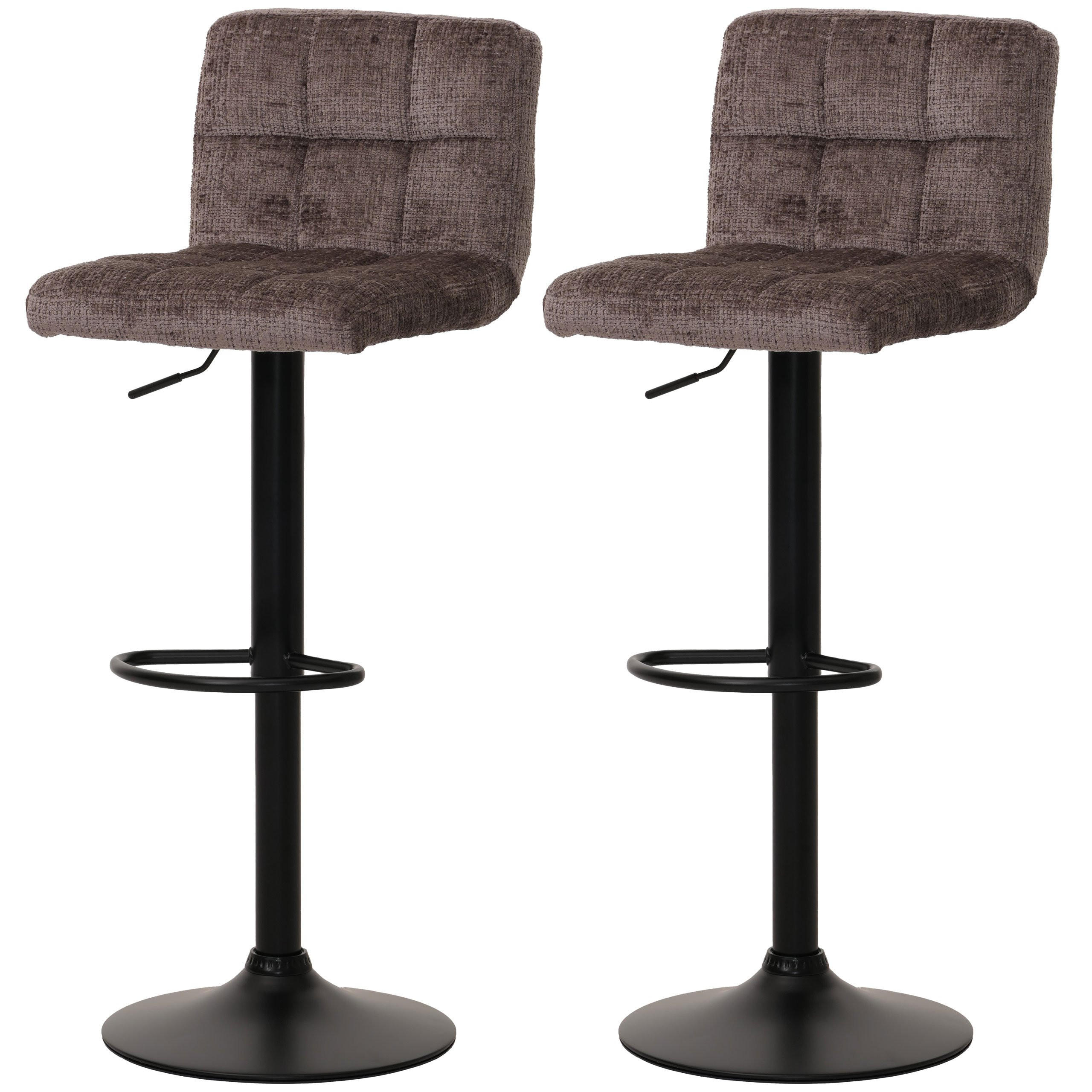 BARHOCKER Braun 2er-Set - Braun, Textil (38/107/41cm) - MCW