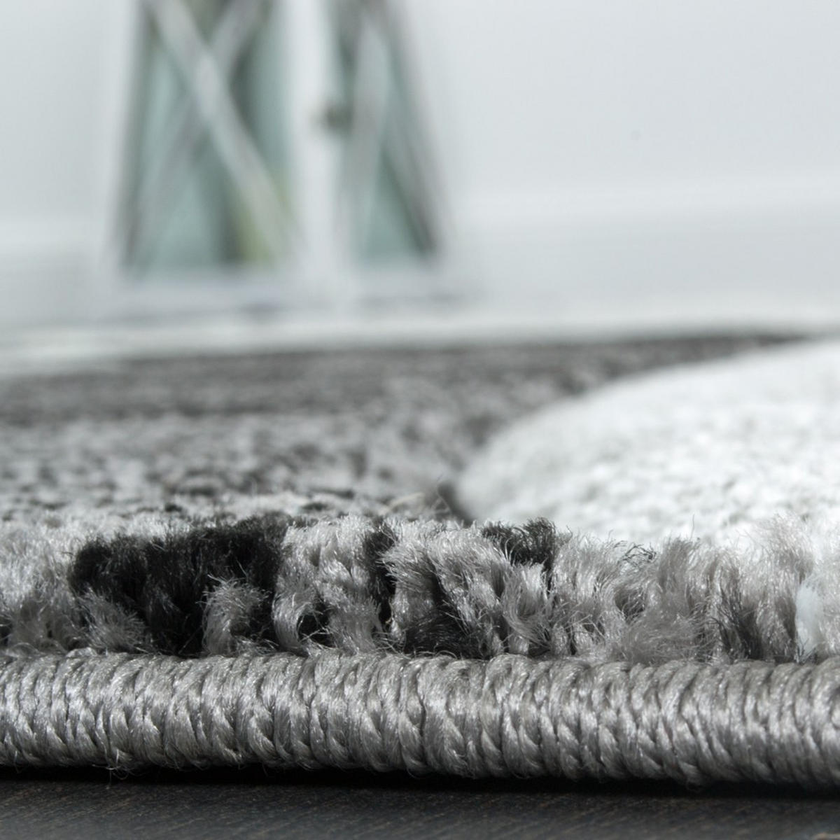 KURZFLORTEPPICH 80/150 cm Brilliance 758 - Grau, Textil (80/150cm) - Paco Home