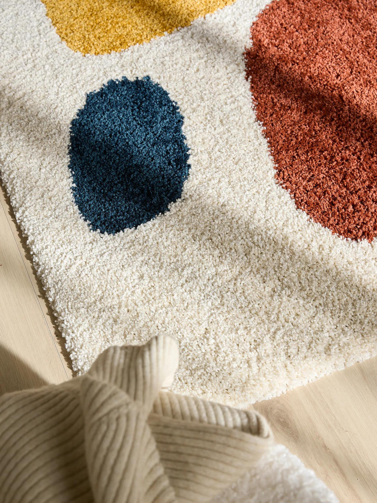 HOCHFLORTEPPICH Louise Cream/Rosa 140x200 cm - Creme, Textil (140/200cm) - benuta Pop