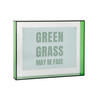 BILDERRAHMEN Gayo Acrylic Grün 3/17/22 cm - Grün, Kunststoff (17/22/3cm) - Present Time