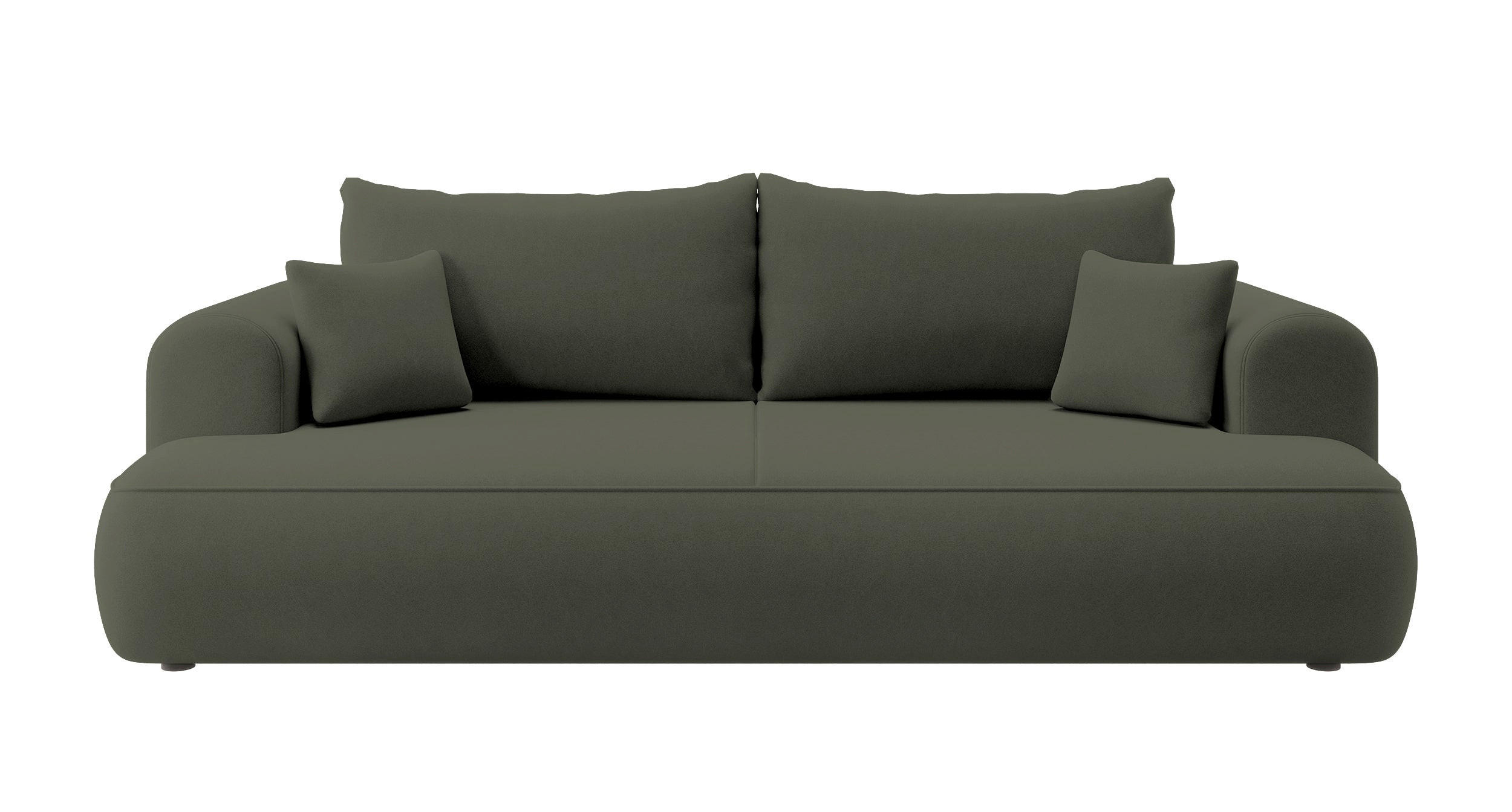 Selsey Schlafsofa Olivgrün 250x100x110 cm