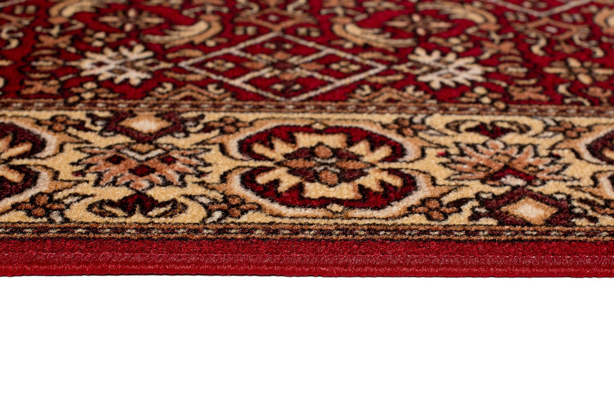 TEPPICHLÄUFER Anti-Rutsch Rot rutschfest Gummiunterlage 67/100 cm - Rot, Textil (67/100cm) - Tapiso