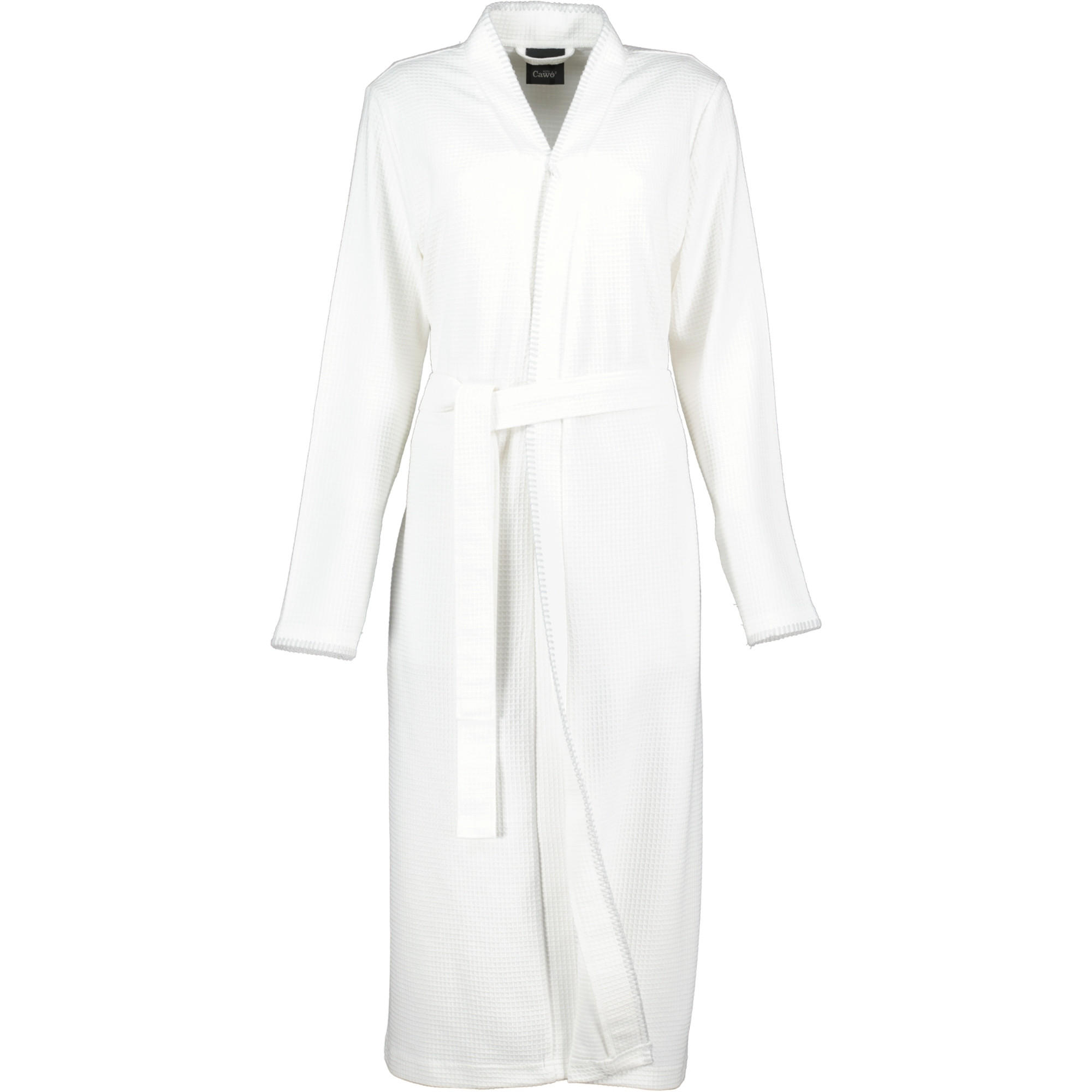 BADEMANTEL DAMEN KIMONO PIQUE 812 WEISS - 67 - Weiß, Textil (Snull) - Cawoe