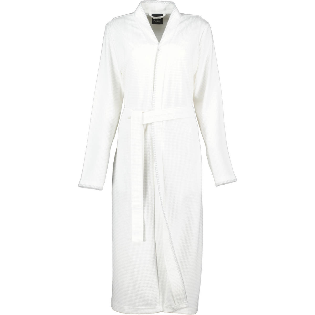 BADEMANTEL DAMEN KIMONO PIQUE 812 WEISS - 67 - Weiß, Textil (Lnull) - Cawoe
