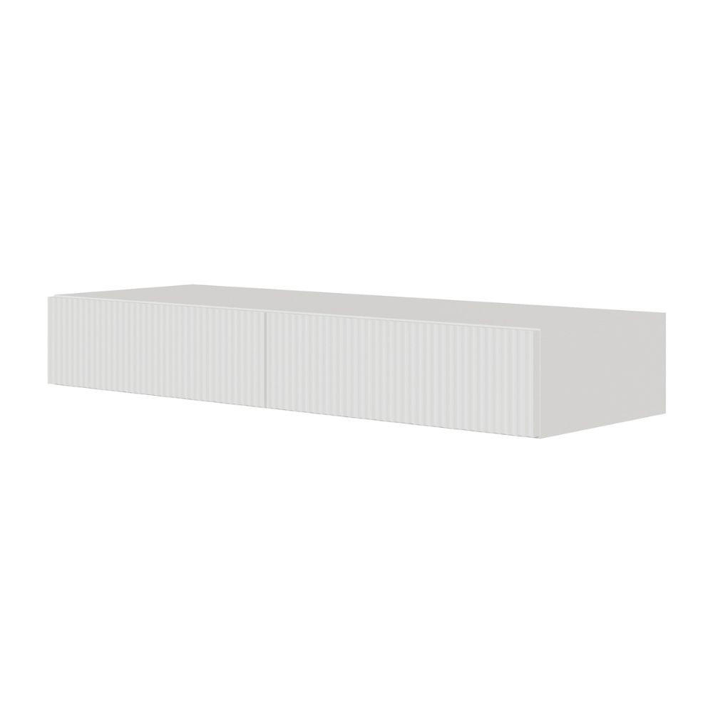 KONSOLE Veldio Weiß 110 cm - Weiß, Holzwerkstoff (110/16/40cm) - Selsey