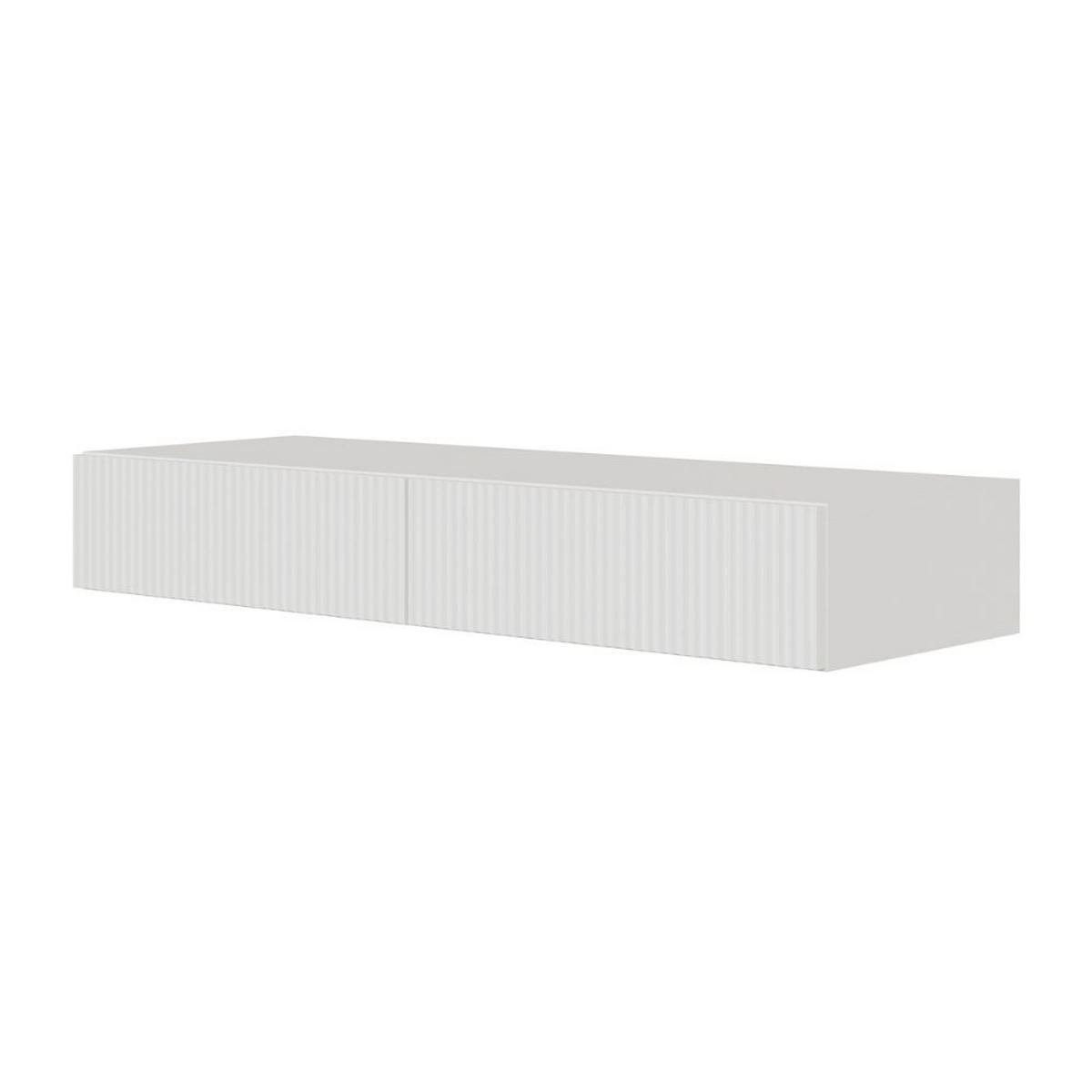 KONSOLE Veldio Weiß 110 cm - Weiß, Holzwerkstoff (110/16/40cm) - Selsey