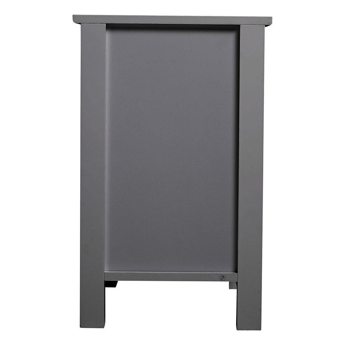 NACHTTISCH 28/30/45 cm Schublade Fach MDF Grau - Grau, Holzwerkstoff (28/45/30cm) - Livingandhome