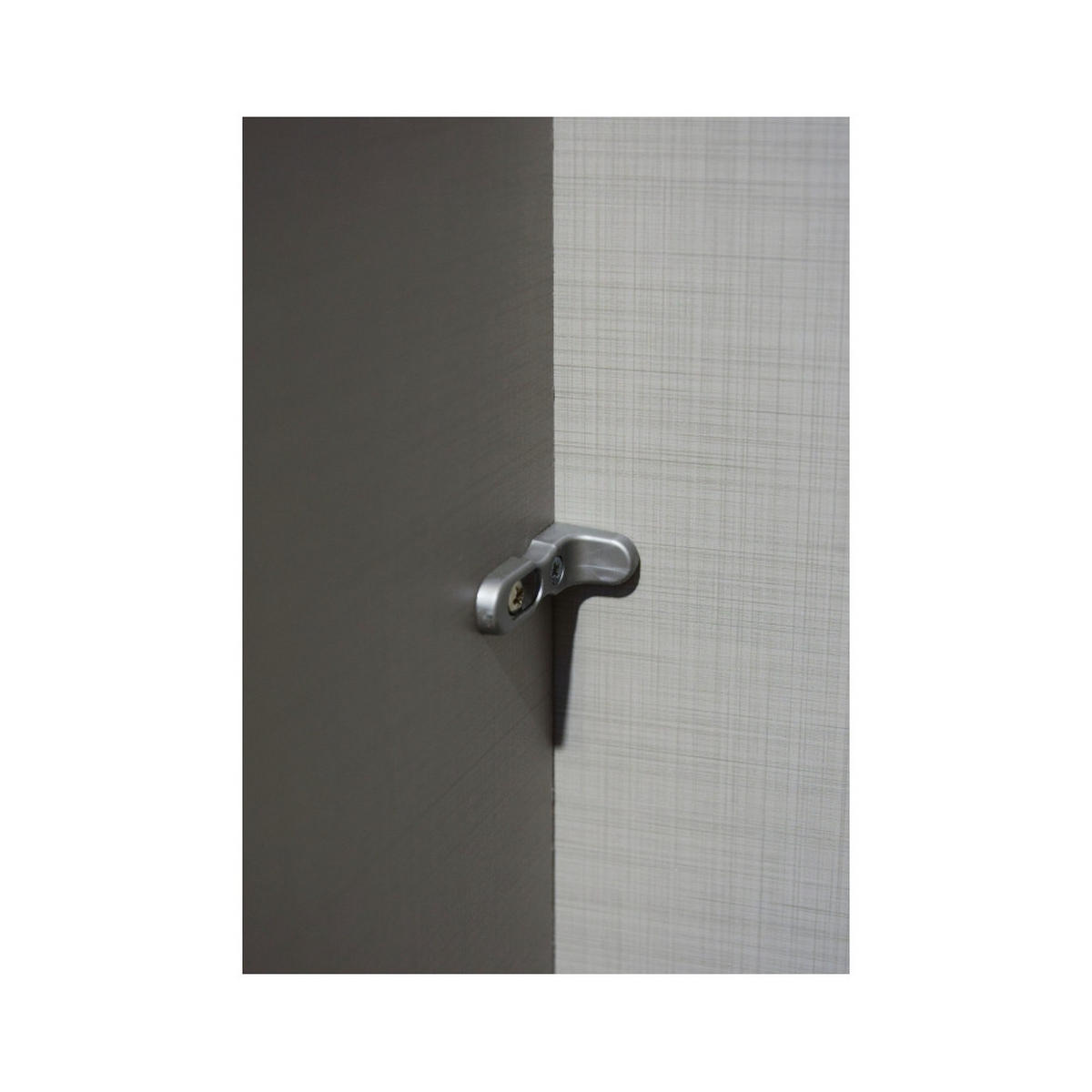 DREHTÜRENSCHRANK  in Graphitfarben, Eiche Artisan  - Schwarz/Graphitfarben, Trend, Holzwerkstoff/Metall (225/210/58cm) - Carryhome