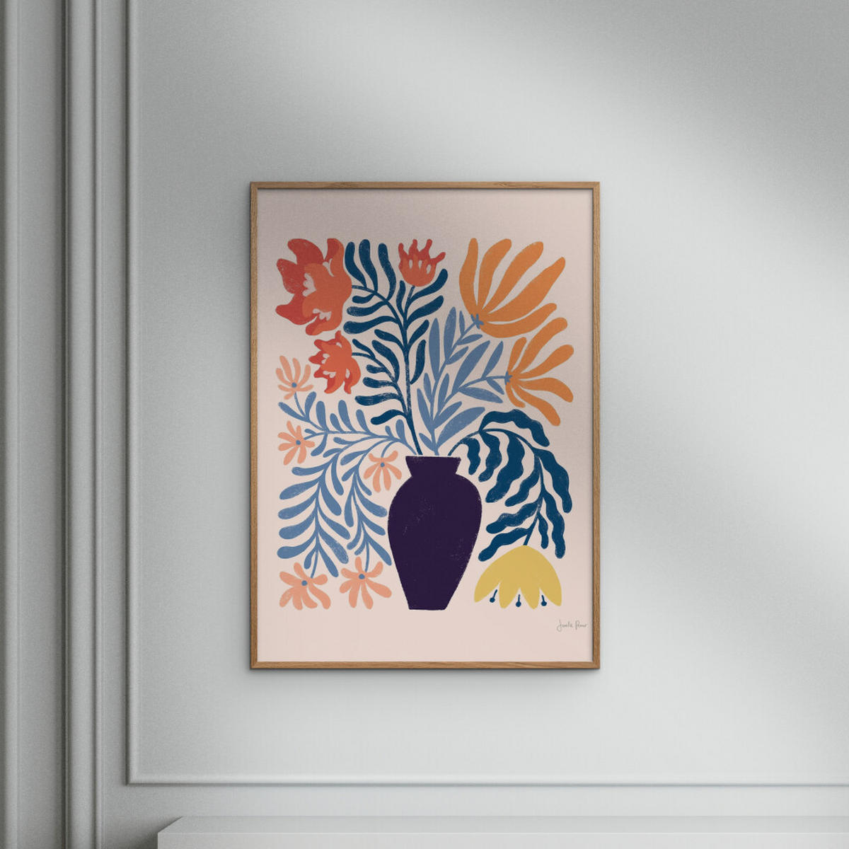 POSTER Wild Apple - Floral No. 2 - Multicolor, Papier (30/40/0.1cm) - Poster&Frame