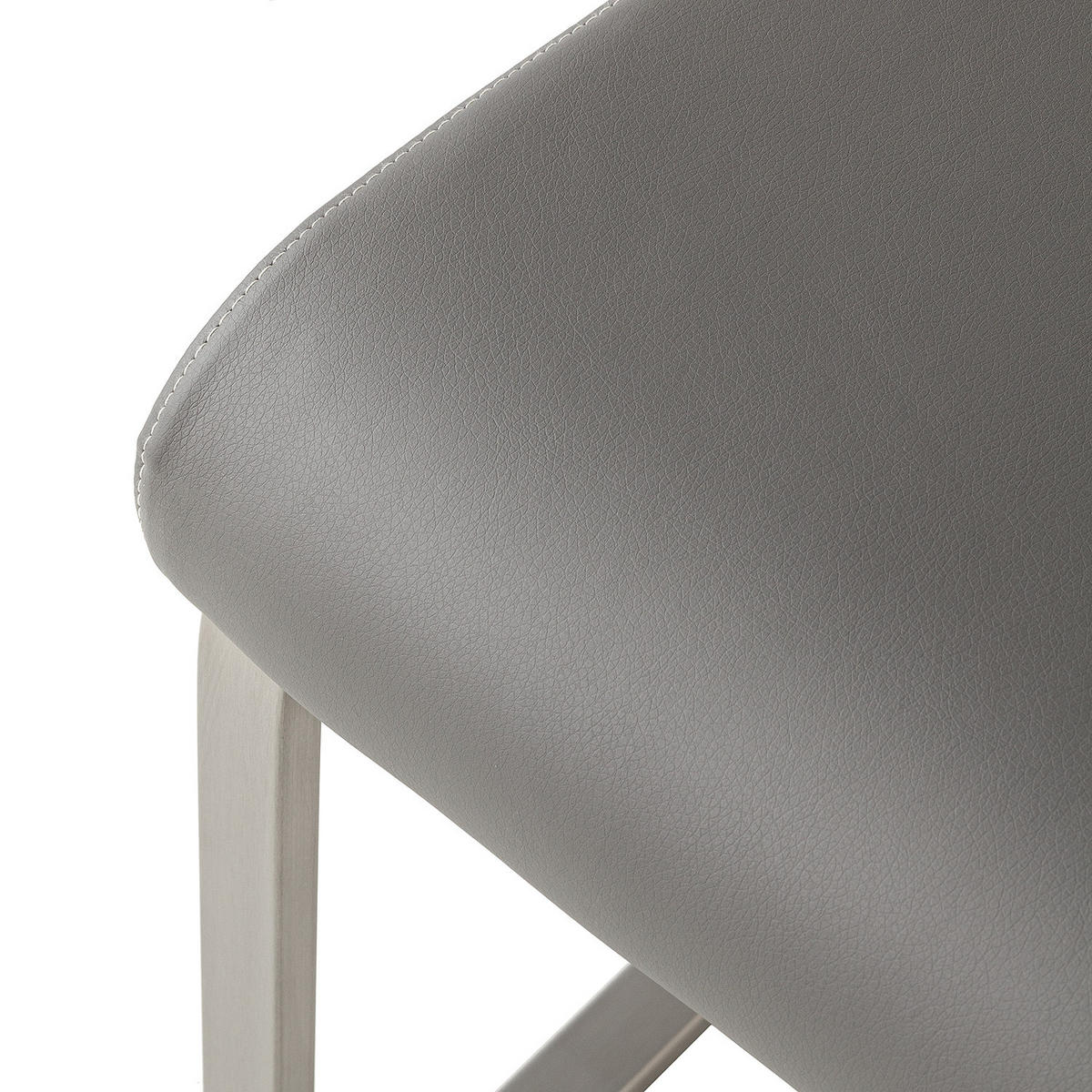 FREISCHWINGER - Silberfarben/Grau, Kunststoff/Textil (42/102/56cm) - home24