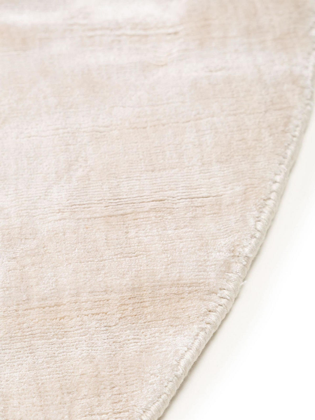 TEPPICH Viskoseteppich Nela Beige - Beige, Textil (120/1cm) - KUNSTLOFT