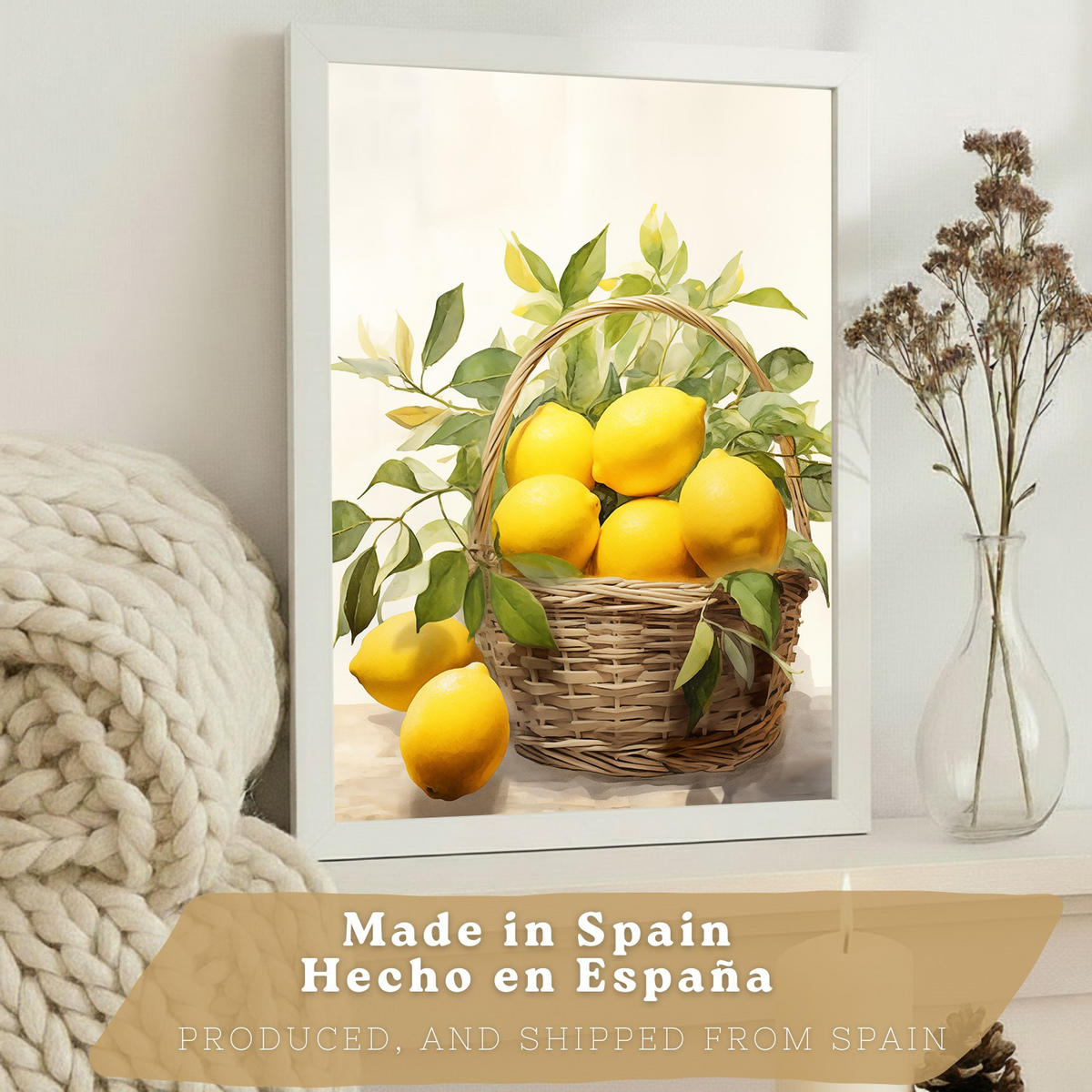 PLAKAT Sada 3 Pole A3 Bílý rám - bílá, papír (29.7/1/42cm) - Nacnic